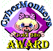 CyberMonkeys Gold Site Award